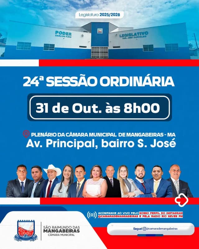 Câmara Municipal realiza 24ª Sessão Ordinária com pauta dedicada à proteção ambiental
